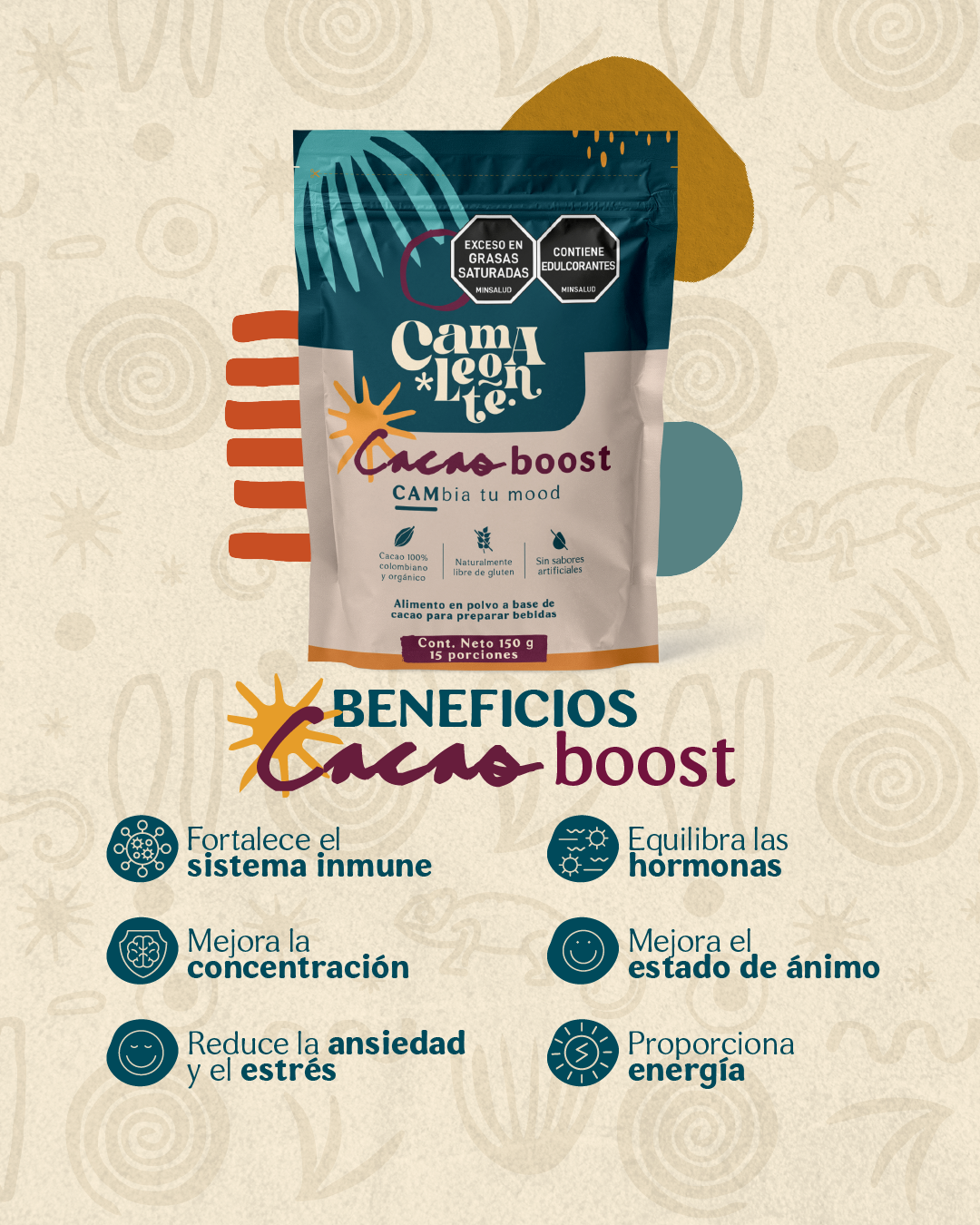 Cacao Boost con MELENA DE LEÓN