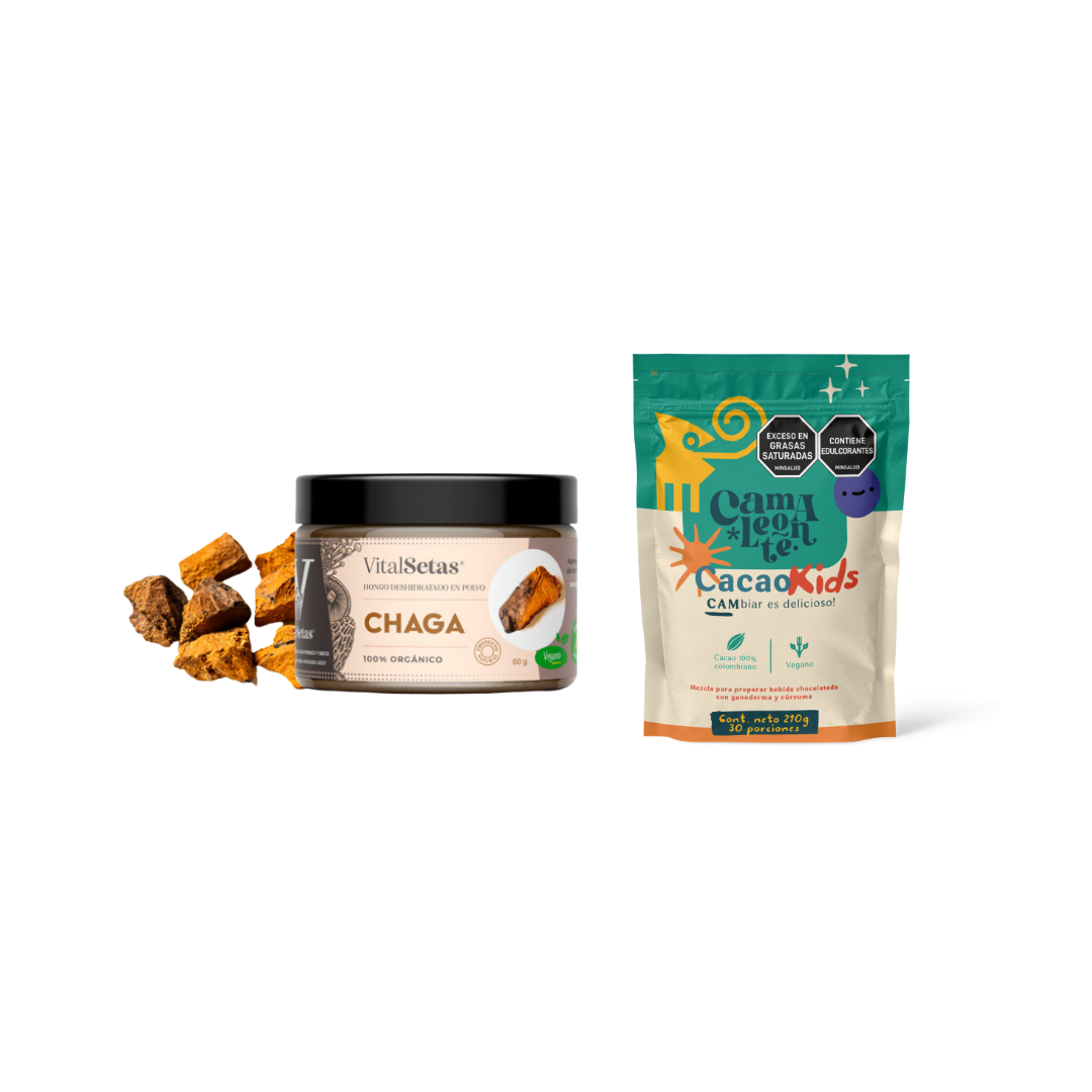 Pack Cacao Kids + Hongos Medicinales