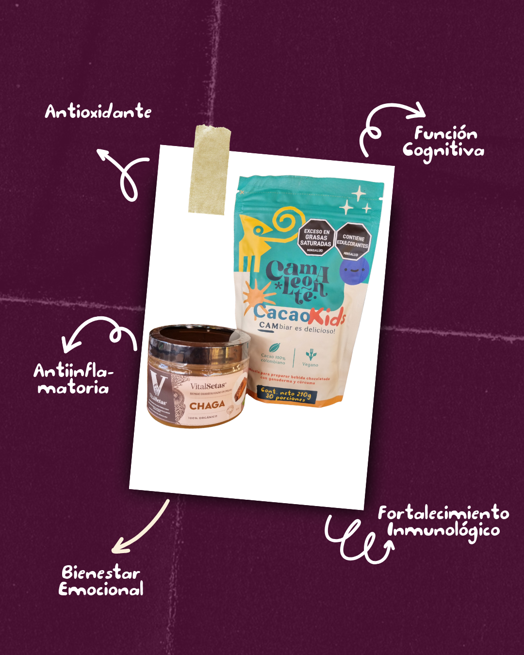 Combo CacaoKids + Chaga