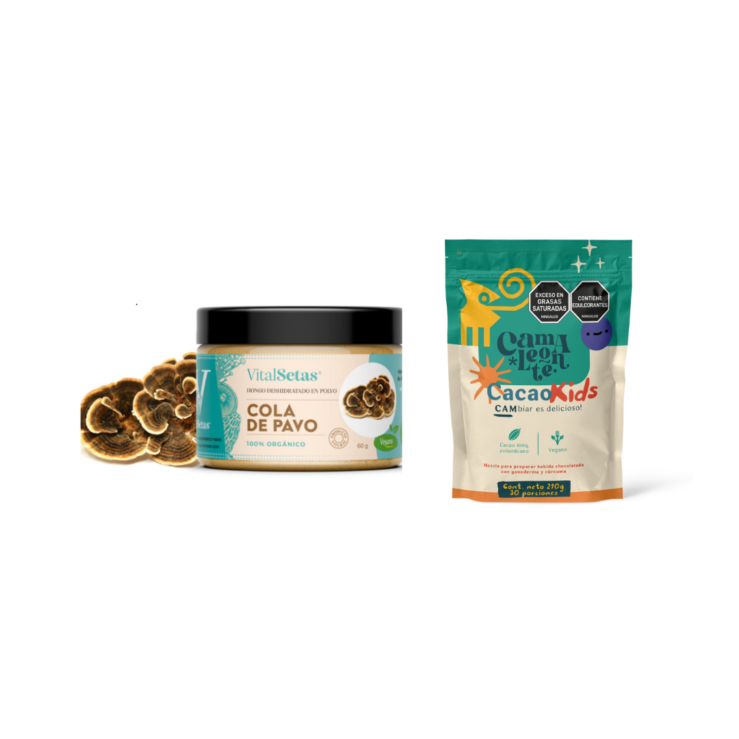 Pack Cacao Kids + Hongos Medicinales