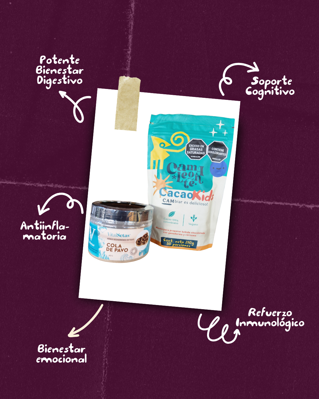 Combo CacaoKids + Cola de Pavo