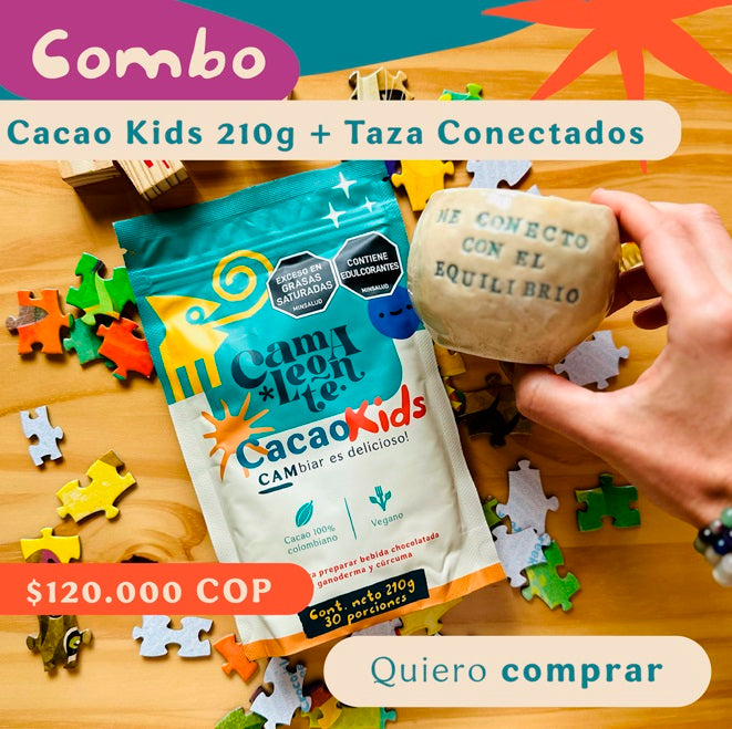 Combo Cacao Kids + Taza Conectados