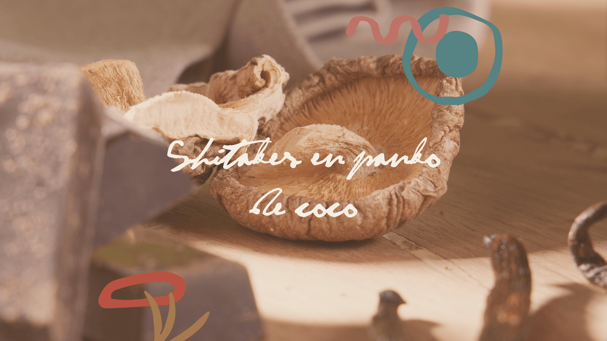 RECETA: Shitakes en panko de coco