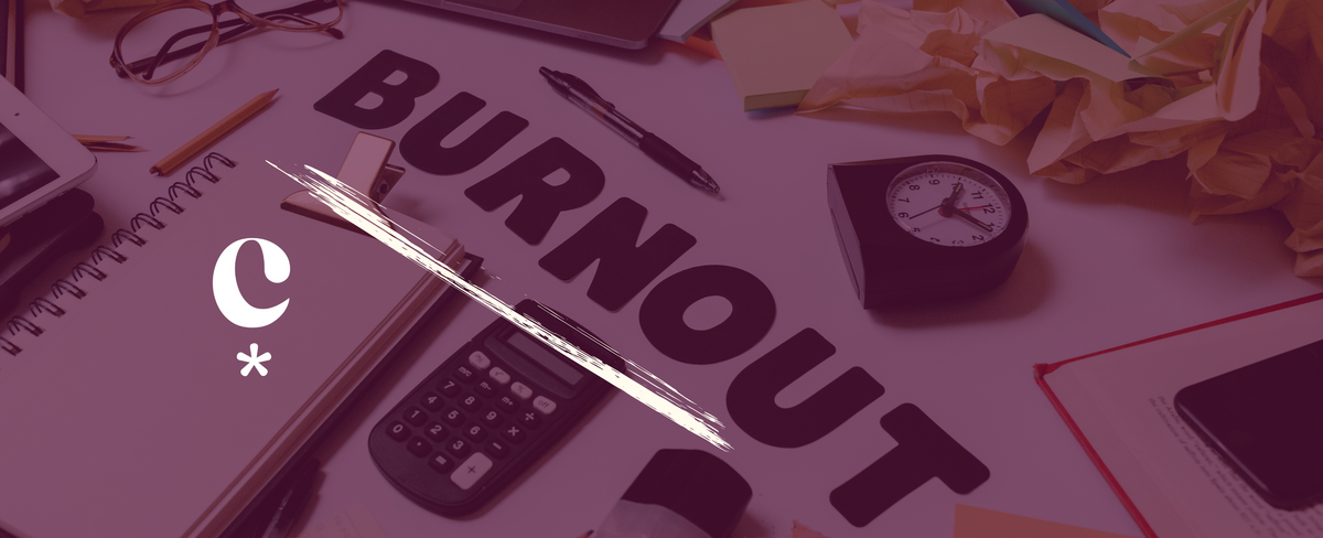 cansado, con ansiedad y sin energía burnout