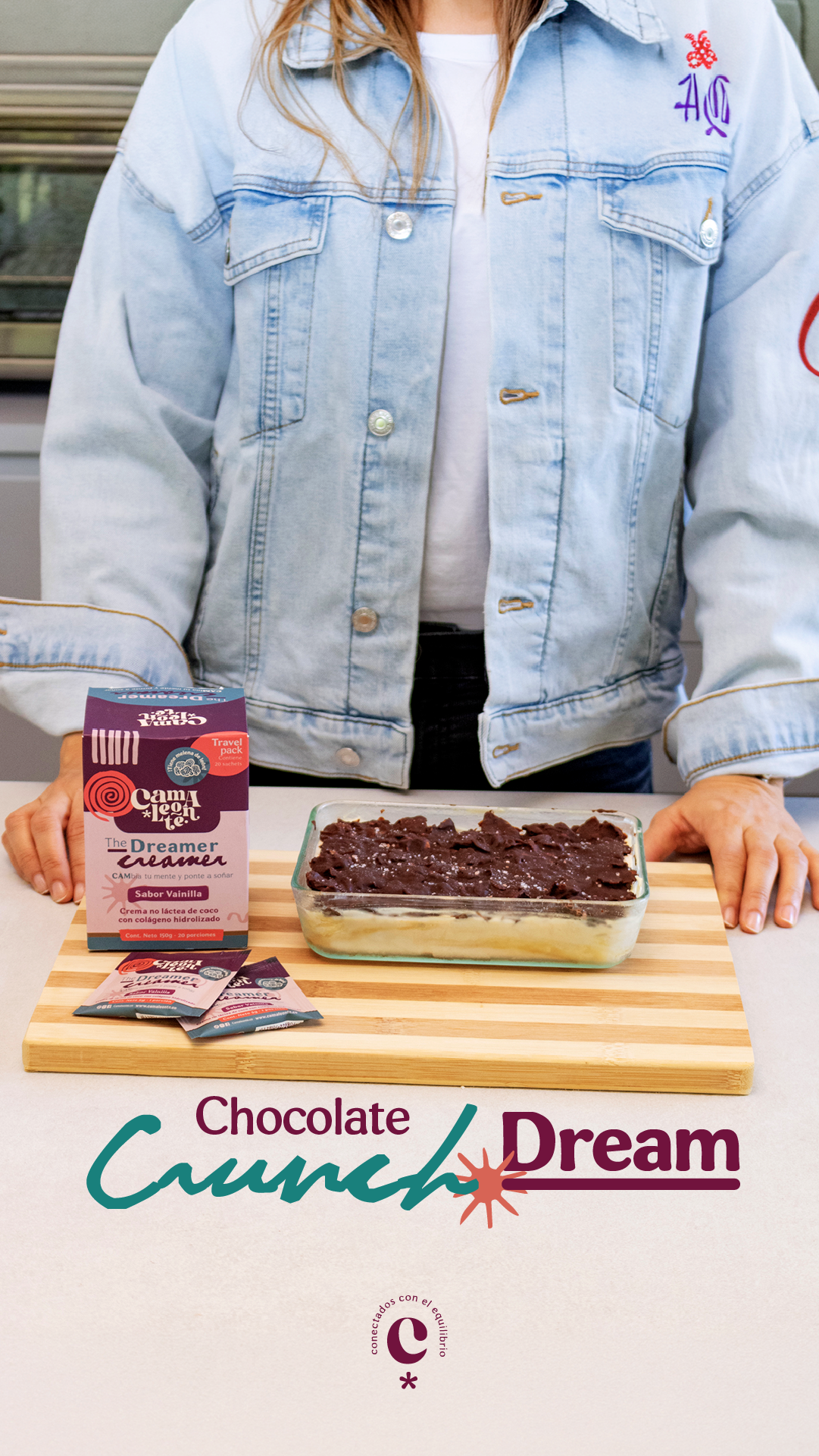 Receta saludable con chocolate y yogur griego