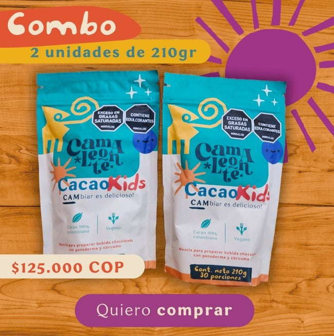 Cacao Kids 2 Unds de 210g