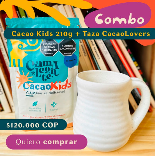 Combo Cacao Kids + Taza CacaoLovers