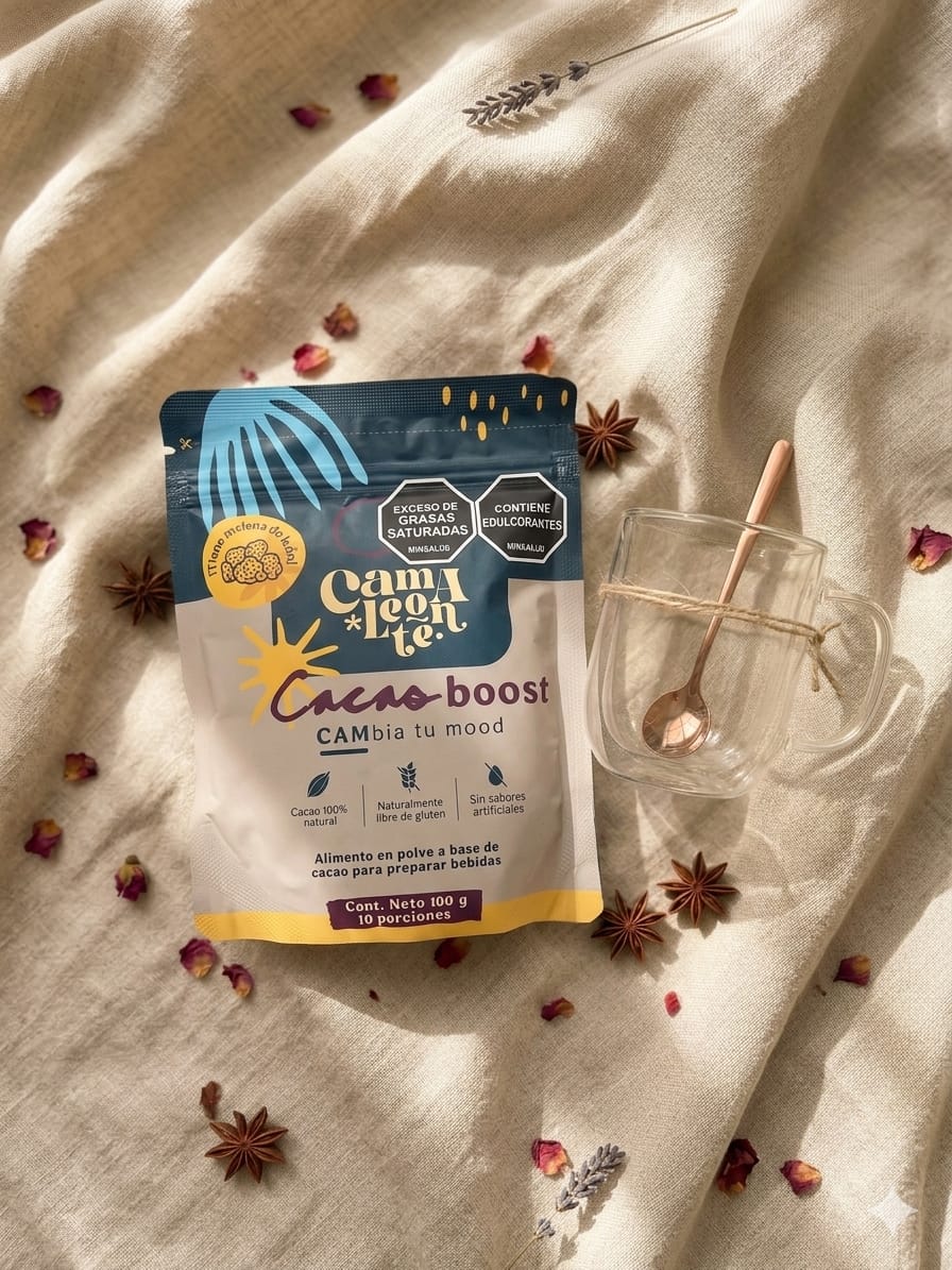 Kit Taza Camaleonte + Cacao Boost o Dreamer Creamer | Energía, enfoque y bienestar diario (Copia)