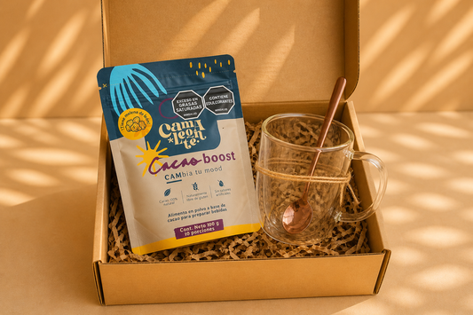 Kit Taza Camaleonte + Cacao Boost o Dreamer Creamer | Energía, enfoque y bienestar diario