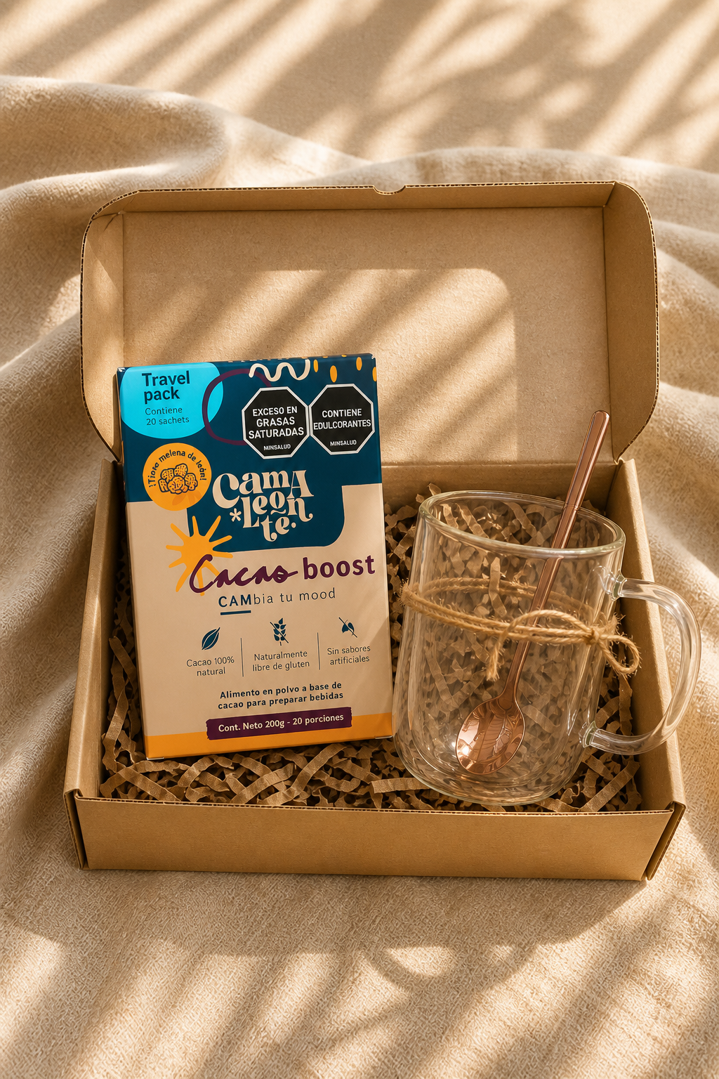 Kit Taza Camaleonte + Cacao Boost o Dreamer Creamer | Energía, enfoque y bienestar diario (Copia)