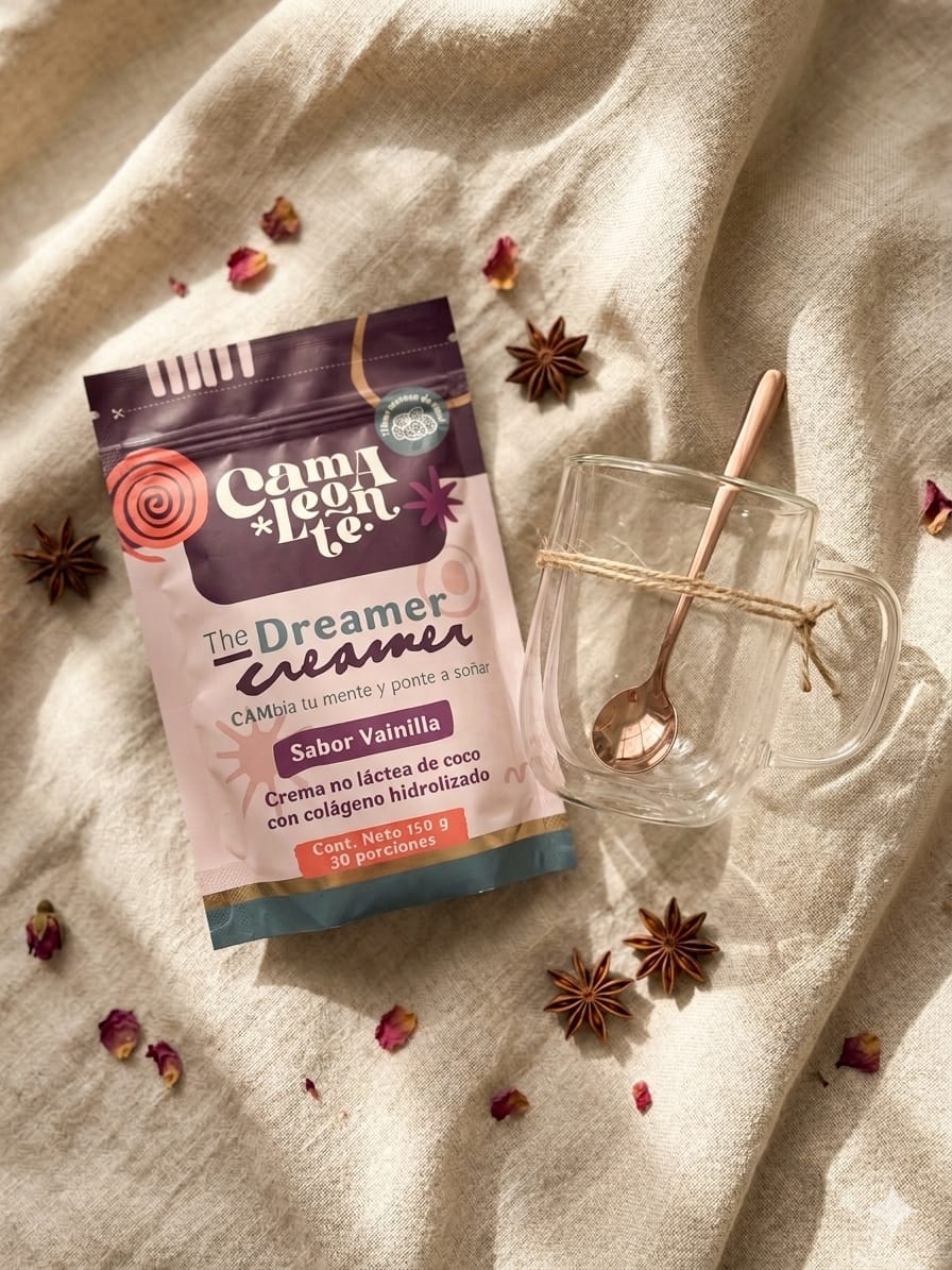 Kit Taza Camaleonte + Cacao Boost o Dreamer Creamer | Energía, enfoque y bienestar diario (Copia)